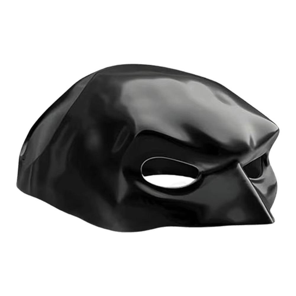 Black Bat Cat Avenger Mask Half Face Cat Mask Handmade Cat Bat Mask Halloween Costume Cosplay Decoration Gifts for Cat Dog Toys